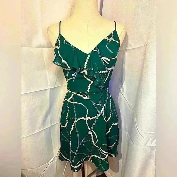 Teeze Me - Juniors' Faux-Wrap Dress - Women's Size 0 - Picture 1 of 6